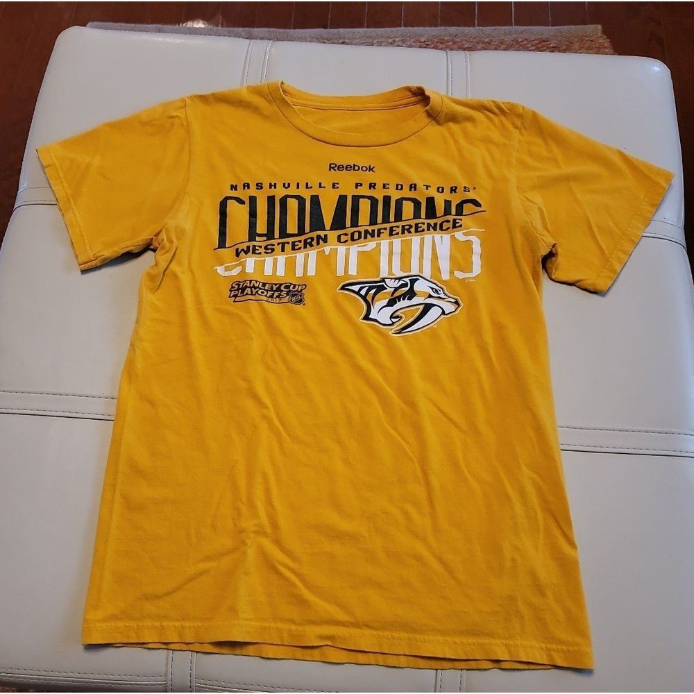 Nashville Predators Western Conference 2017 Champions T-shirt size Small